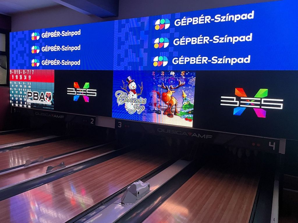Design and Installation of LED Video Wall and Control System for the Septimia Sport Klub Bowling Alley
