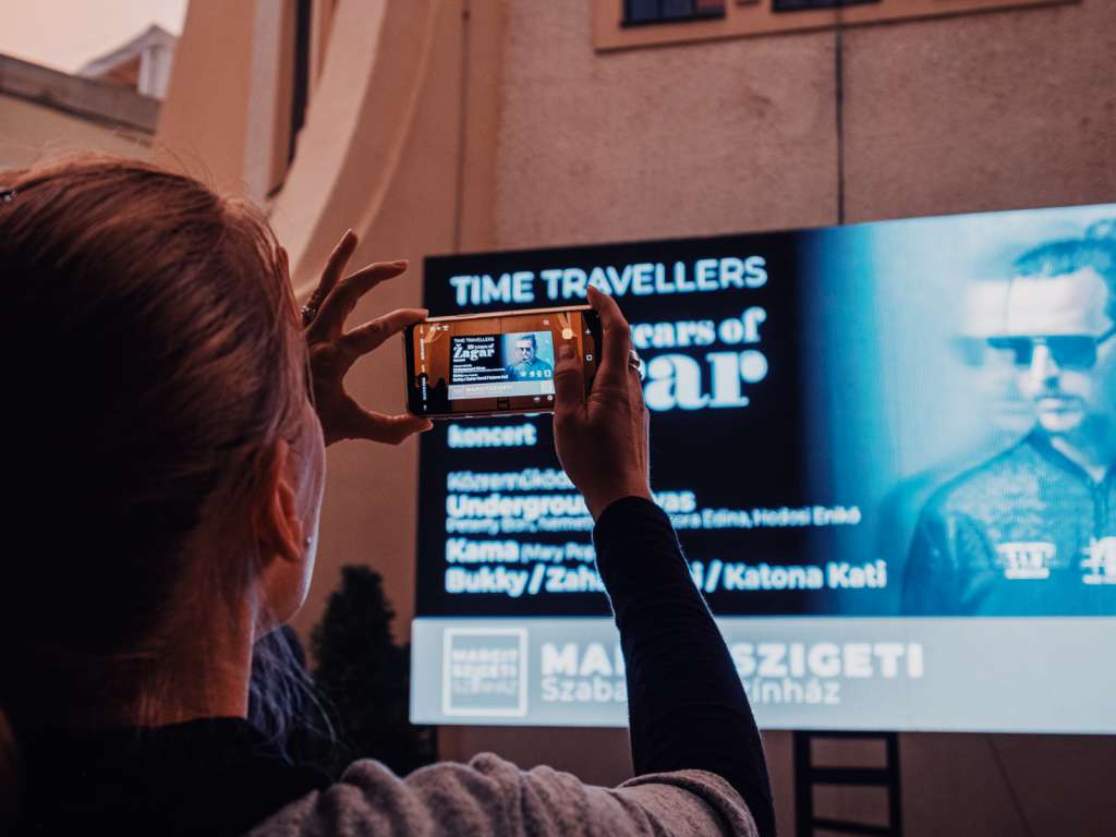 Ecrane LED în Teatrul din Margitsziget